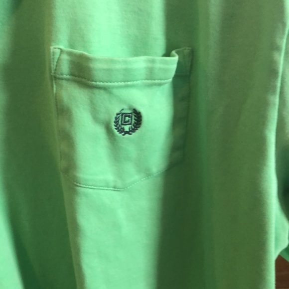 Men’s XXL Chaps Polo Shirt Green Easter Brunch - Picture 4 of 5